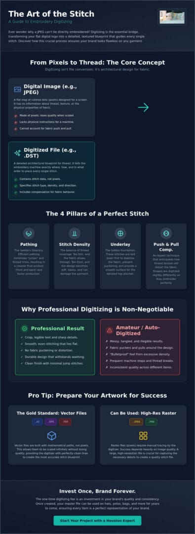 What is Embroidery Digitizing? The Essential Guide for 2026