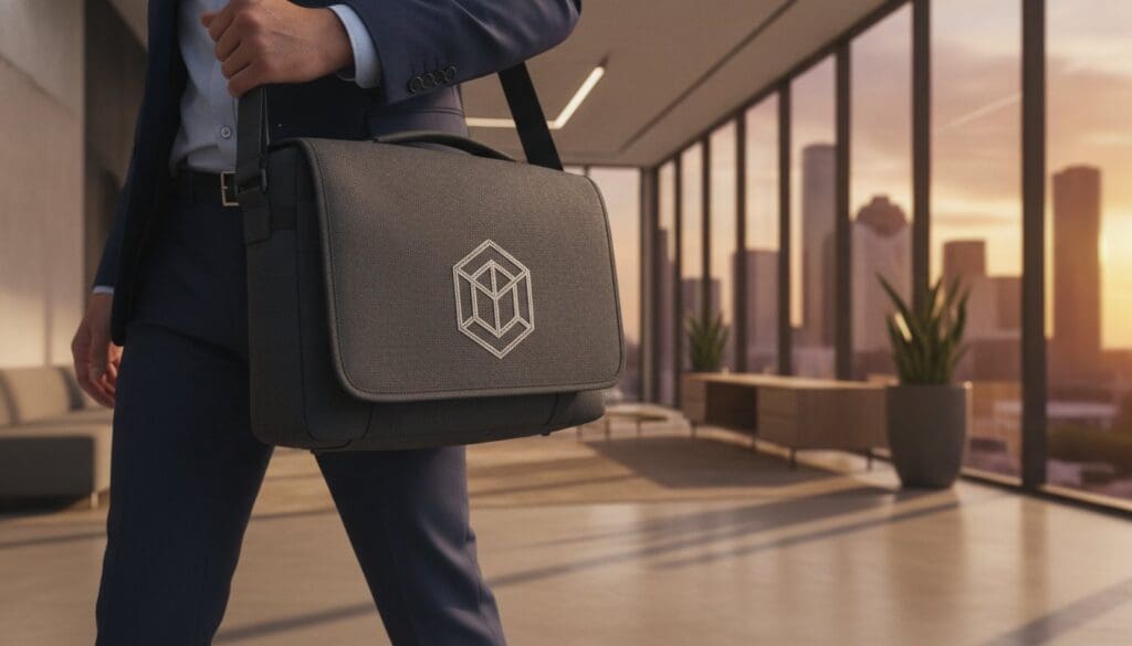 Custom Embroidered Laptop Bags in Houston: The 2026 Guide to Professional Branding
