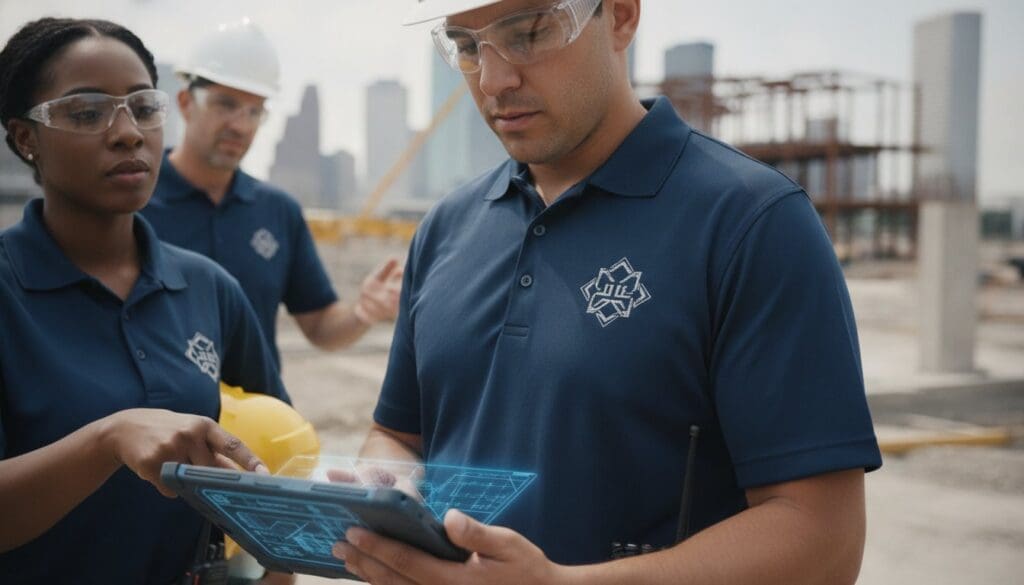 Custom Embroidery for Houston Construction Companies
