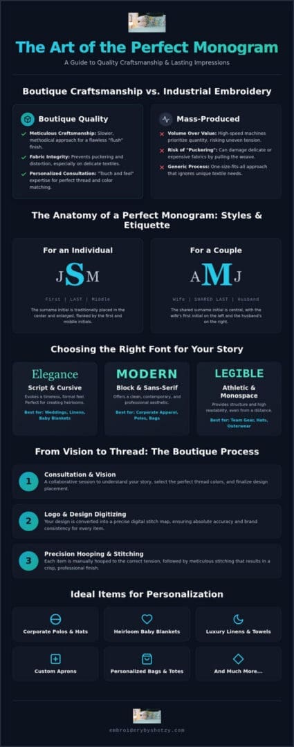 Boutique Monogramming Services in Houston: The Art of Personalized Craftsmanship