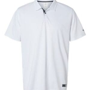 Oakley FOA402993 Men's Team Issue Hydrolix Polo - White front