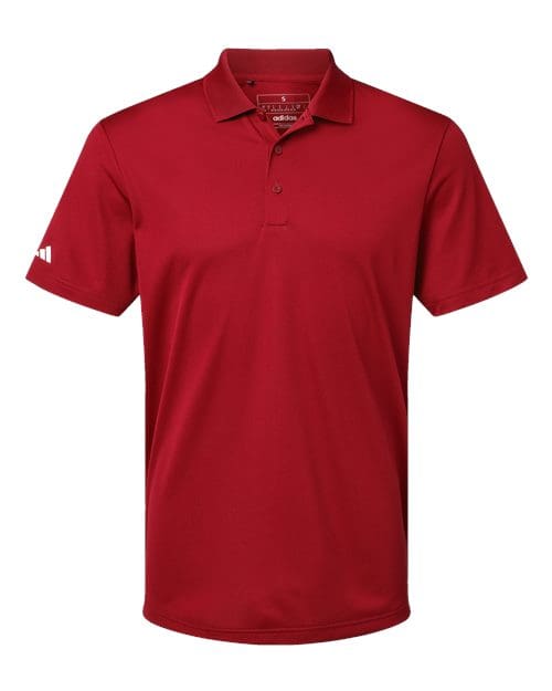 Adidas A430 Men's Performance Piqué Polo - Power Red front