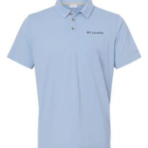 Columbia 211856 Men's Tech Trail™ Utility Polo - Ripple Blue front