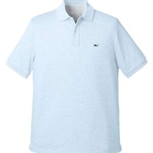 vineyard vines G011147 Men's Edgartown Piqué Polo - Jake Blue front