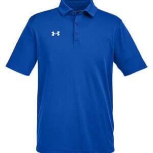 Under Armour 1370399 Men's Tech™ Polo - Royal/White front