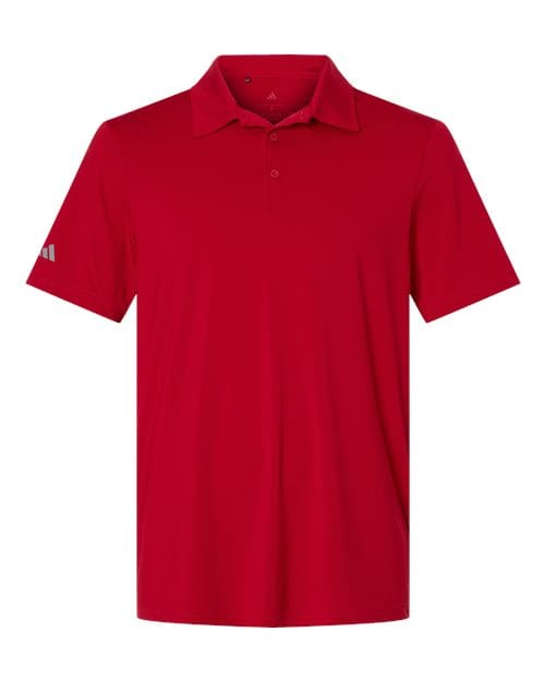 Adidas A514 Men's Ultimate365 Solid Polo - Power Red front