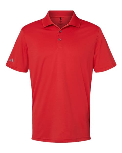 Adidas A230 Men's Performance Polo - Collegiate Red front
