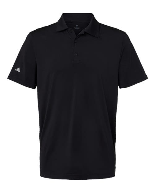Adidas A514 Men's Ultimate365 Solid Polo - Black front