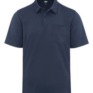 Dickies LS44 Men's Performance Short Sleeve Work Shirt With Pocket - Dark Navy front
