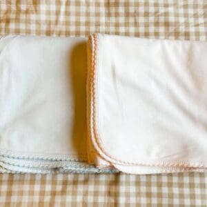 Levi and Lane Picot Trim Cotton Blanket