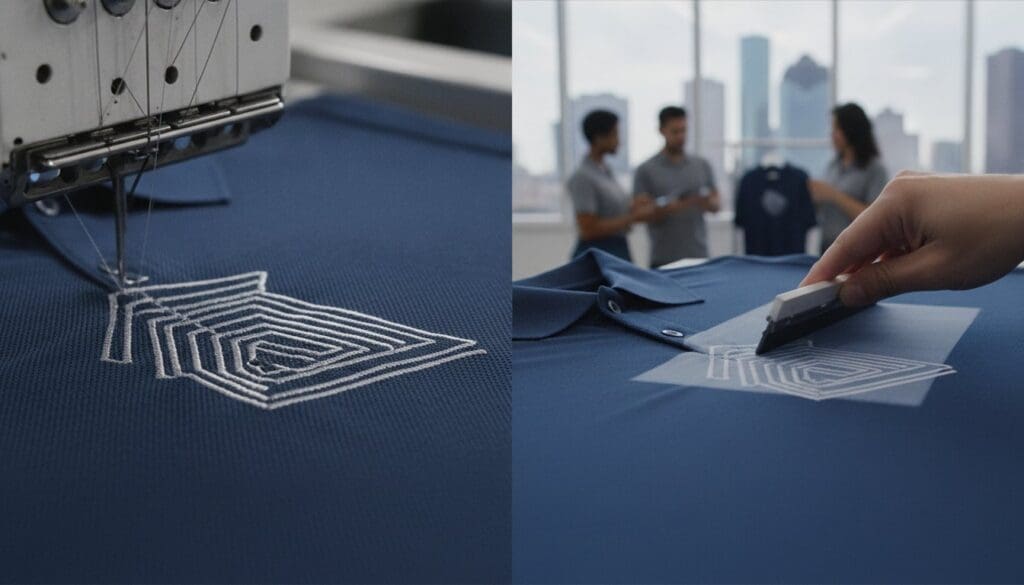 Embroidery vs Screen Printing Cost for Polos: 2026 Guide