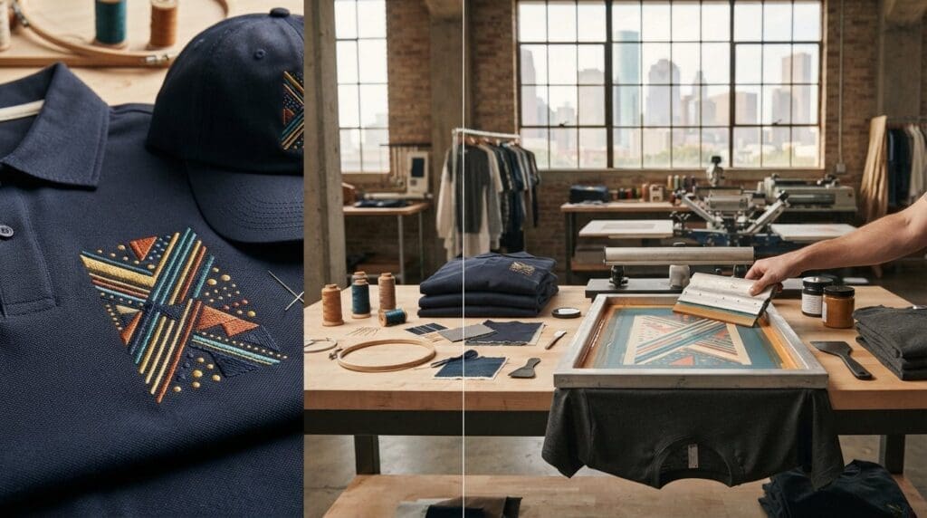 Embroidery vs. Screen Printing: Which is Best for Your Custom Project?