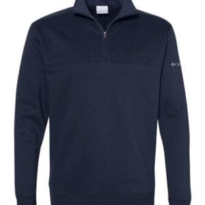 Columbia 212475 Men's Hart Mountain™ II Half-Zip Pullover - Collegiate Navy front