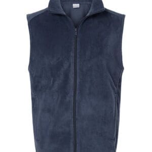 Columbia 212488 Men's Steens Mountain™ Fleece Vest - Collegiate Navy front