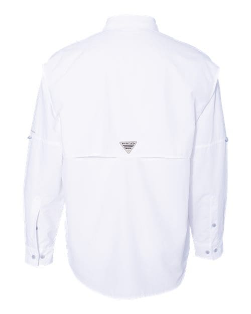Columbia 212463 Men's PFG Bahama™ II Long Sleeve Shirt - White back