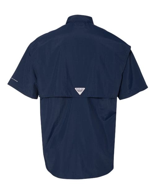 Columbia 212464 Men's PFG Bahama™ II Short Sleeve Shirt - Collegiate Navy back