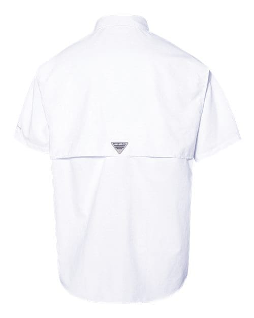 Columbia 212464 Men's PFG Bahama™ II Short Sleeve Shirt - White back