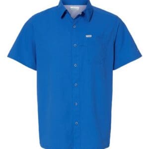 Columbia 212484 Men's PFG Slack Tide™ Camp Shirt - Vivid Blue front
