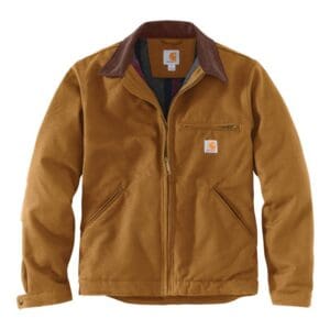 Carhartt 103828 Men's Duck Detroit Jacket in Carhartt Brown, front