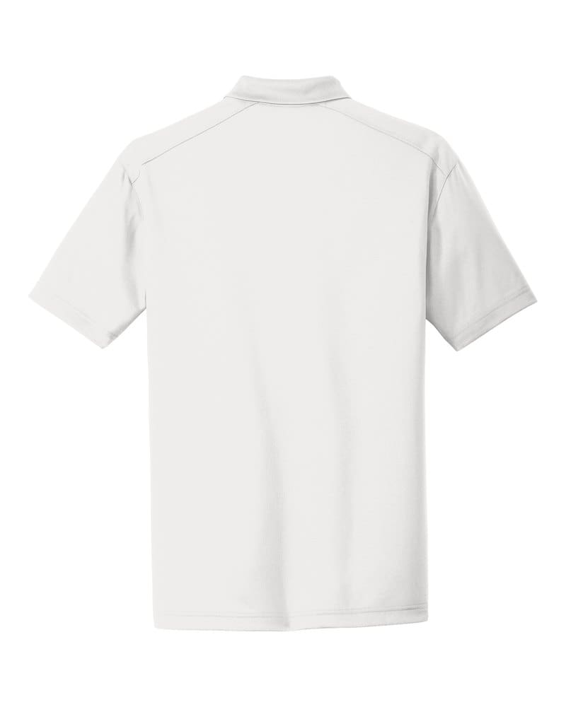 CornerStone CS418 Select Lightweight Snag-Proof Polo - White back
