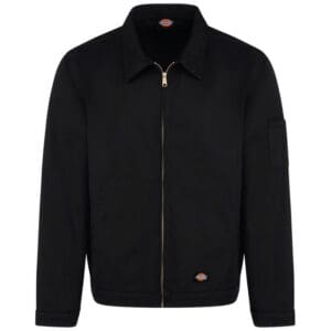 Dickies JT78 Men's Unlined Eisenhower Jacket in Black, front