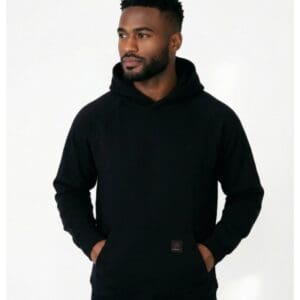 Forge FR MFRHDY0033 Men's FR Pullover Hoodie in Black, front