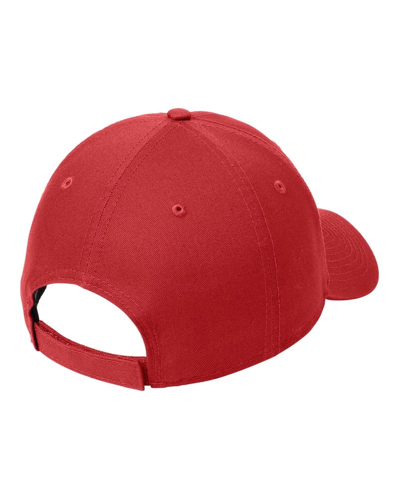 New Era NE200 Adjustable Structured Cap - Scarlet Red back