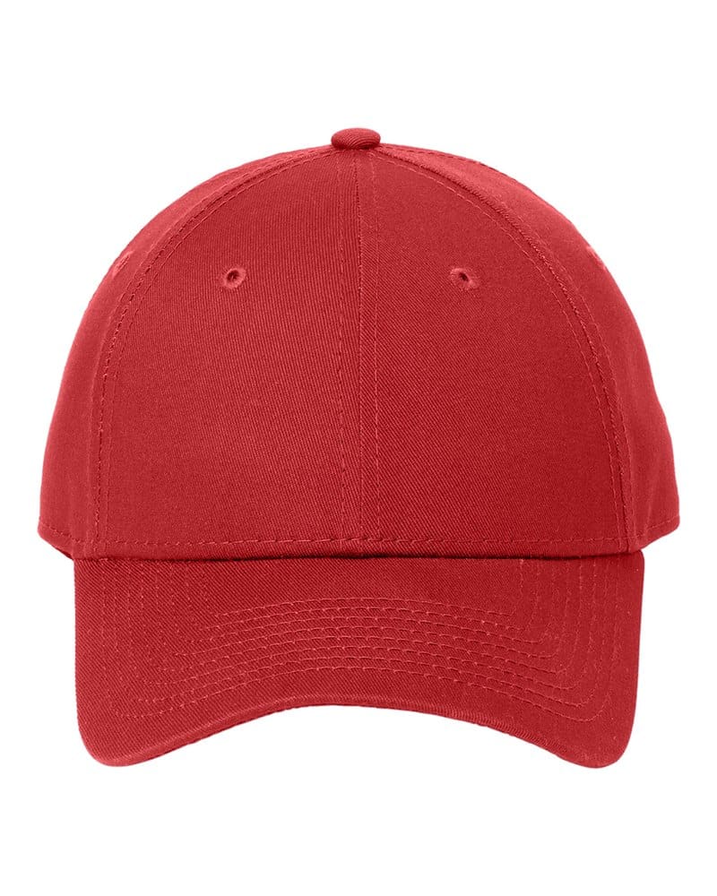 New Era NE200 Adjustable Structured Cap - Scarlet Red front