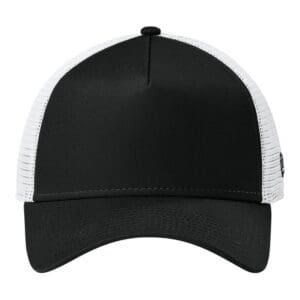 New Era NE205 Snapback Trucker Cap - Flag Black/White front