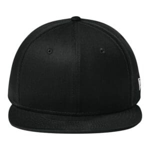 New Era NE400 Flat Bill Snapback Cap - Flag Black front