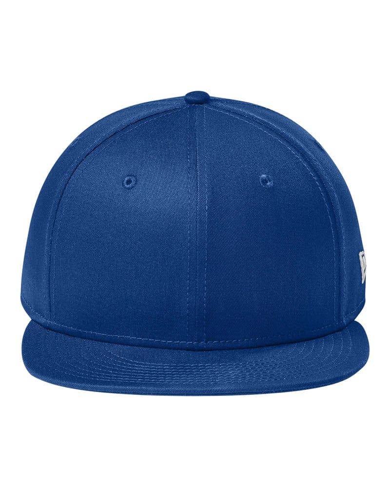 New Era NE400 Flat Bill Snapback Cap - Flag Royal front