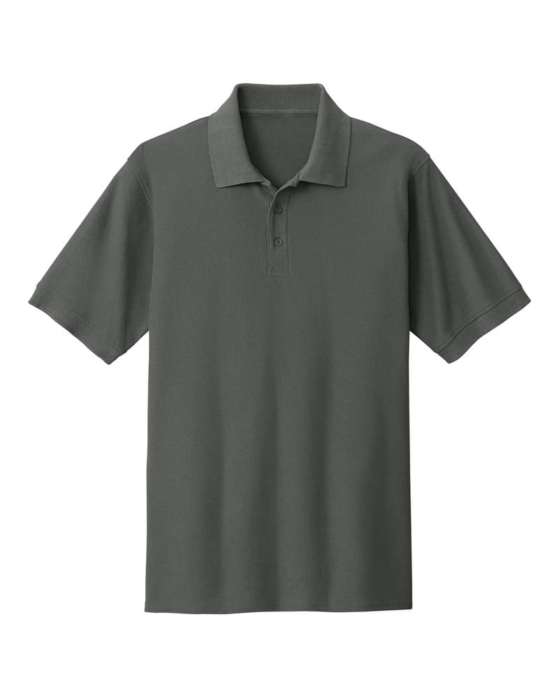Port & Company KP155 Core Blend Pique Polo - Charcoal front