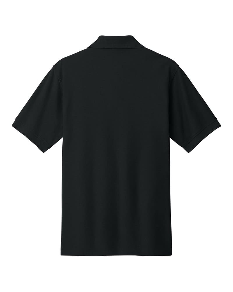 Port & Company KP155 Core Blend Pique Polo - Jet Black back