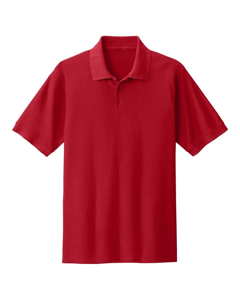 Port & Company KP155 Core Blend Pique Polo - Red front