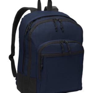 Port Authority BG204 Basic Backpack - Navy front