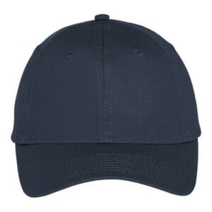 Port Authority C914 Six-Panel Unstructured Twill Cap - Navy front