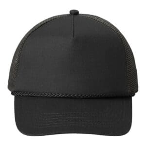 Port Authority C932 5-Panel Snapback Cap - Black front