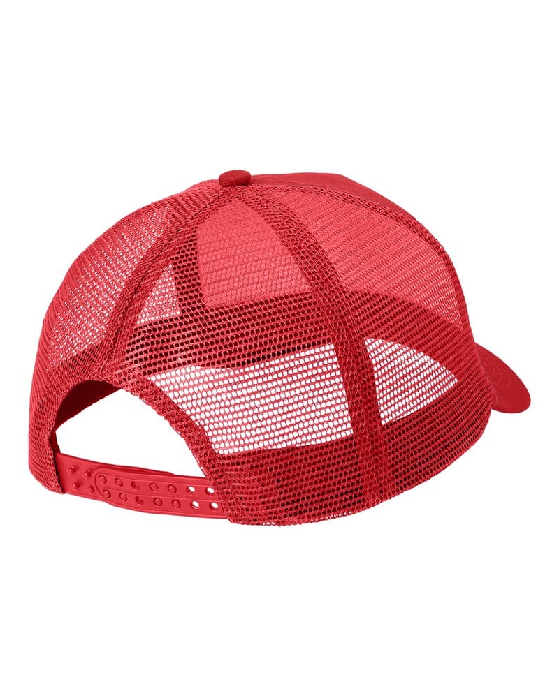Port Authority C932 5-Panel Snapback Cap - Red back