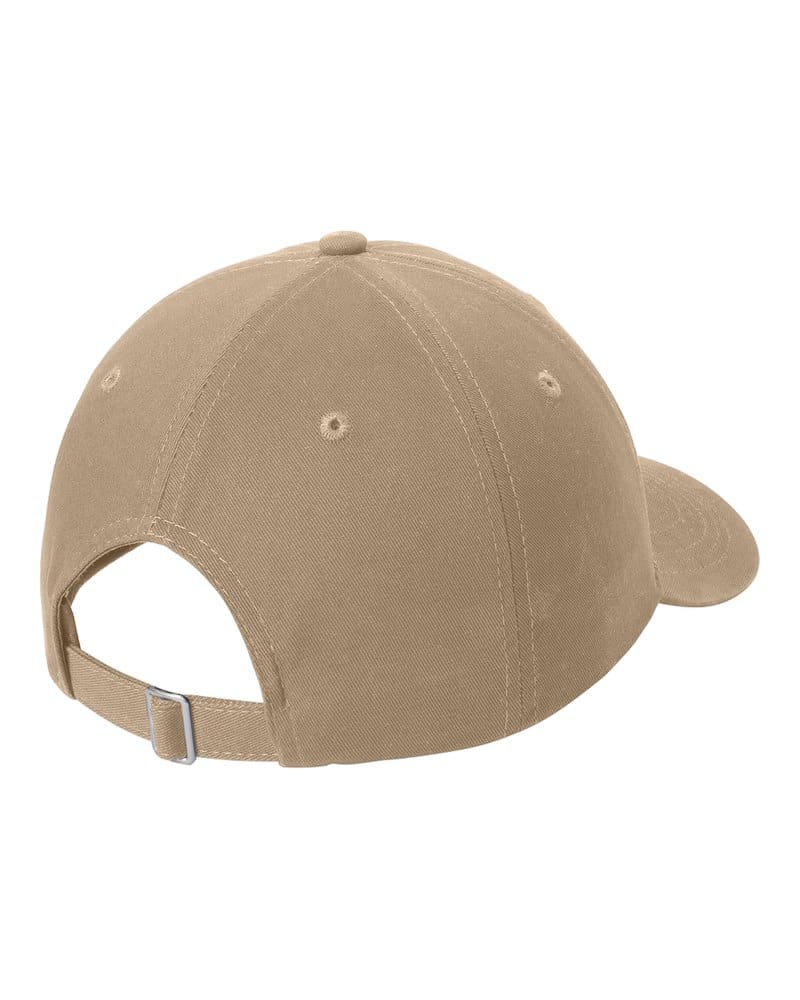 Port Authority CP77 Brushed Twill Low Profile Cap - Khaki back
