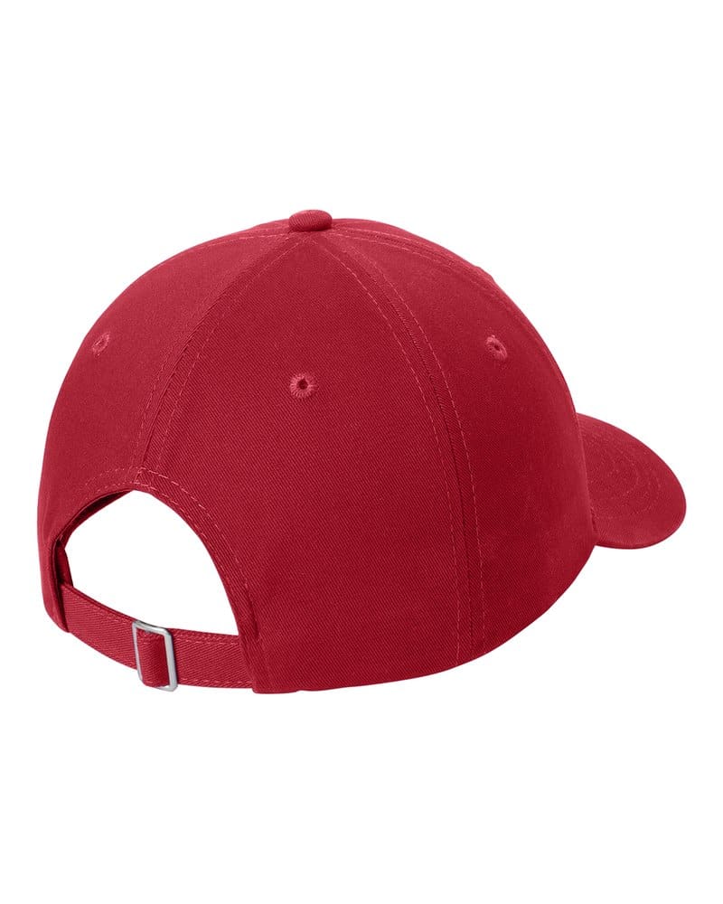 Port Authority CP77 Brushed Twill Low Profile Cap - Red back