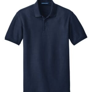 Port Authority K100 Core Classic Pique Polo - River Blue Navy front