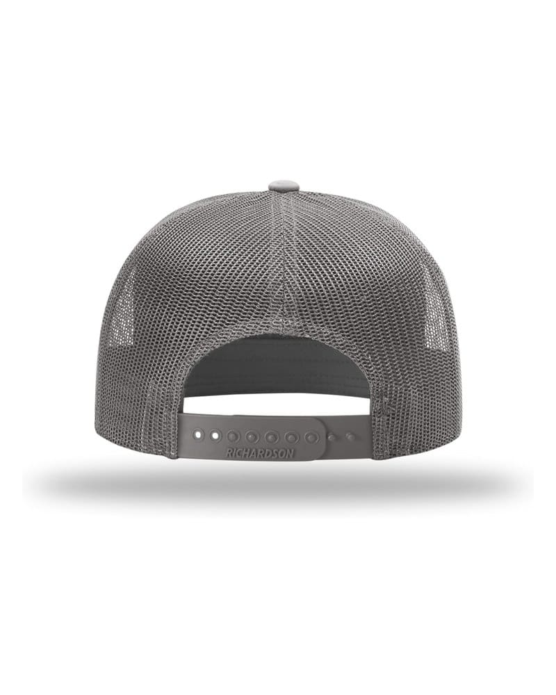 Richardson 168 7-Panel Trucker - Charcoal back