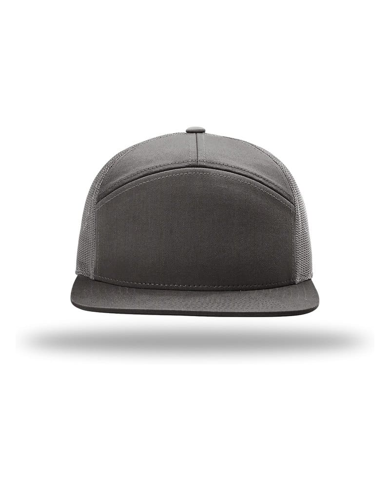 Richardson 168 7-Panel Trucker - Charcoal front