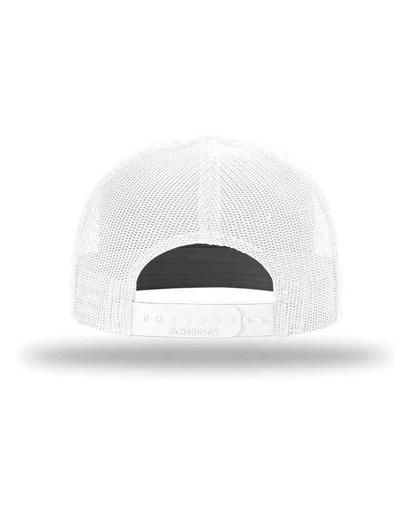 Richardson 168 7-Panel Trucker - White back