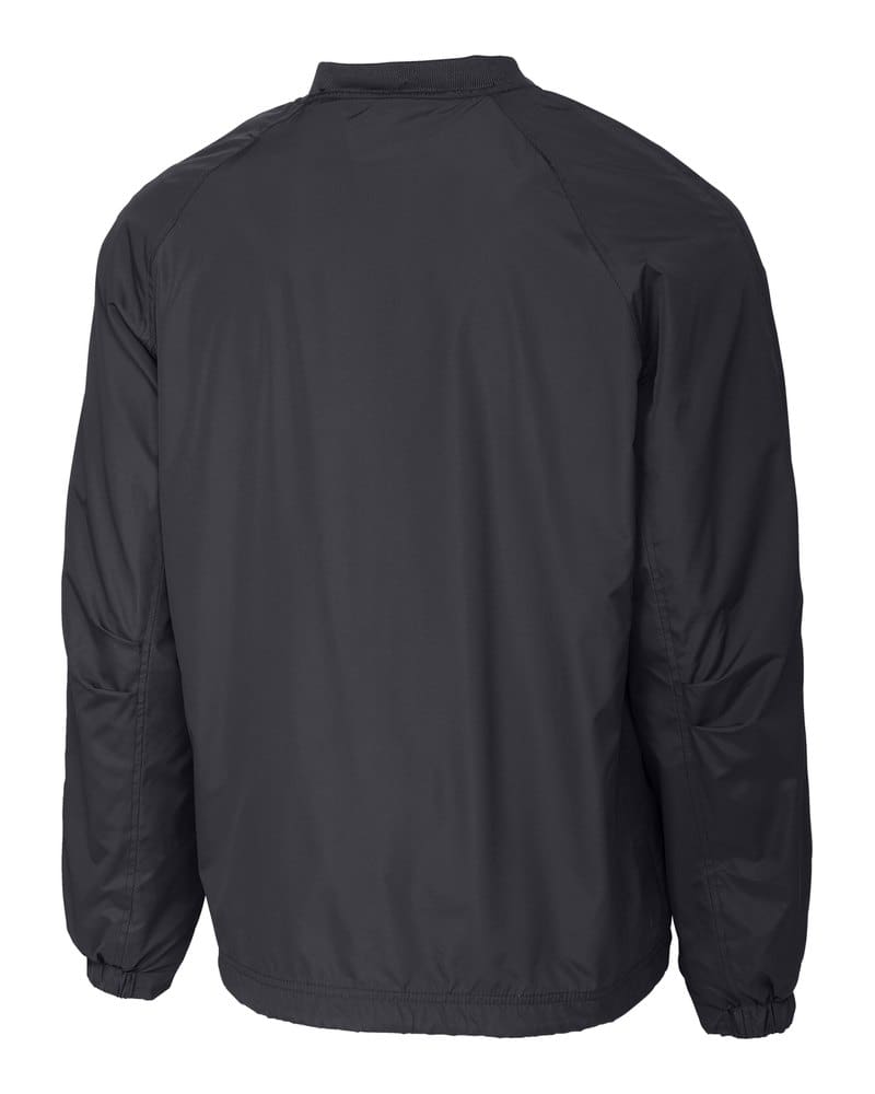 Sport-Tek JST72 V-Neck Raglan Wind Shirt - Graphite back