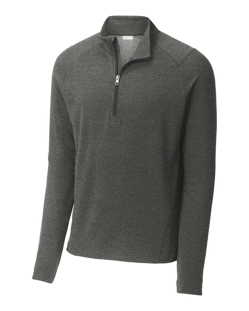 Sport-Tek ST561 Sport-Wick® Flex Fleece 1/4-Zip - Dark Grey Heather front