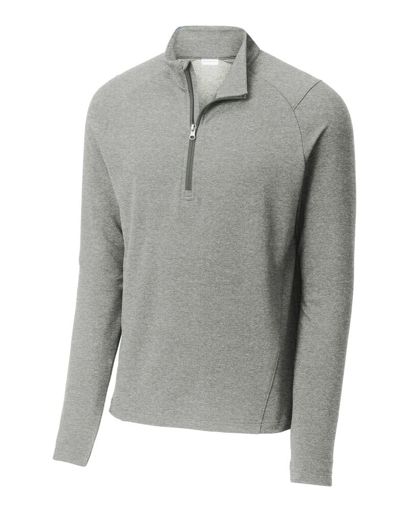 Sport-Tek ST561 Sport-Wick® Flex Fleece 1/4-Zip - Light Grey Heather front