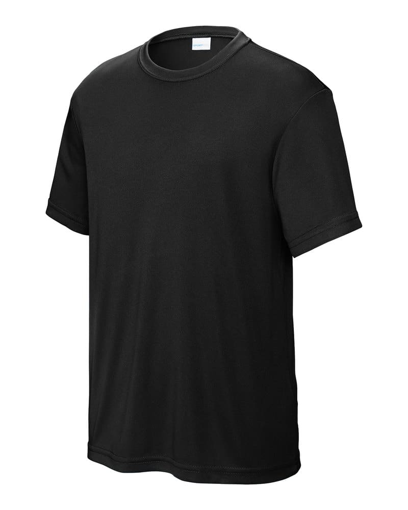 Sport-Tek YST350 Youth PosiCharge® Competitor™ Tee - Black front