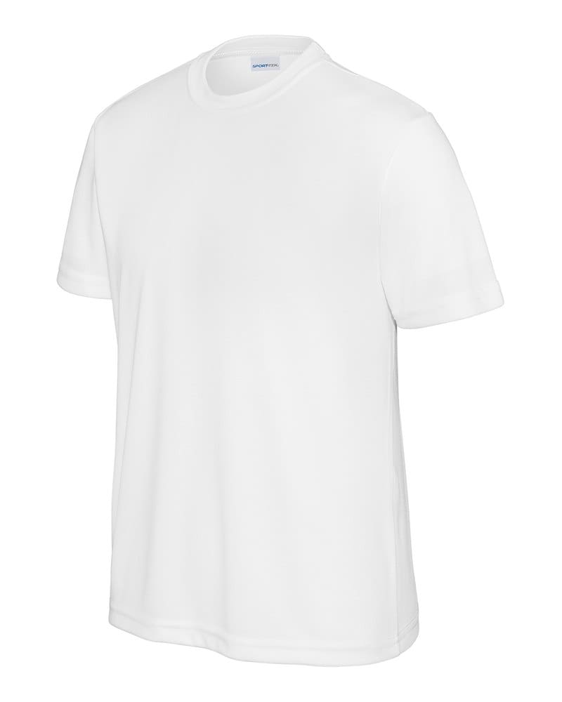 Sport-Tek YST350 Youth PosiCharge® Competitor™ Tee - White front